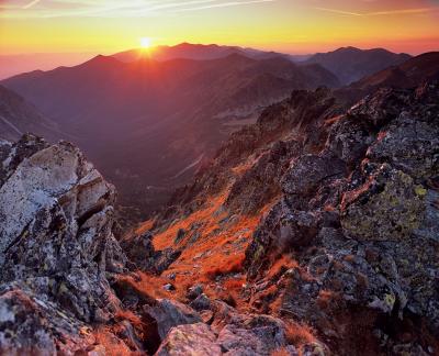 Tatry Wysokie w barwach jesieni.