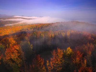 Bieszczady w barwach jesieni.